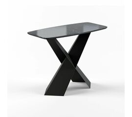 Консоль Tyler 100 керамика глянцевая, черная | Интернет магазин мебели и декора LifeDekor