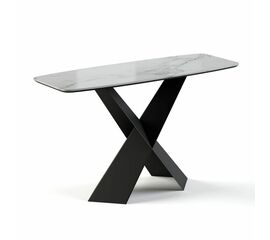 Консоль Tyler 130 керамика глянцевая, белая | Интернет магазин мебели и декора LifeDekor