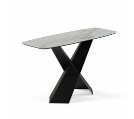 Консоль Tyler 130 керамика матовая, белая | Интернет магазин мебели и декора LifeDekor