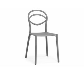 Пластиковый стул Simple gray | Интернет магазин мебели и декора LifeDekor