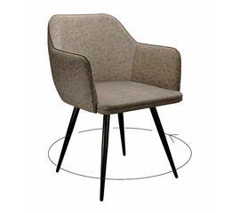 Стул DikLine 277 поворотный NS05 CAPPUCCINO, ножки черные | Интернет магазин мебели и декора LifeDekor