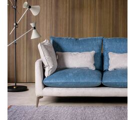 Brussels диван двухместный прямой, замша Breeze | Интернет магазин мебели и декора LifeDekor