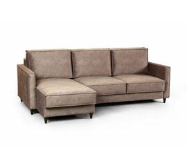 Keln диван-кровать с шезлонгом, велюр бежевый | Интернет магазин мебели и декора LifeDekor