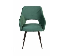 Стул Charlie поворотный 90 градусов, функция возврата, антишум, бархат зеленый 19 | Интернет магазин мебели и декора LifeDekor