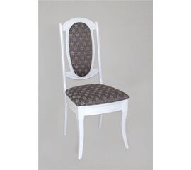 Стул "Королевский" (Белый/ткань Серая корона (Баскет 142/2)) | Интернет магазин мебели и декора LifeDekor