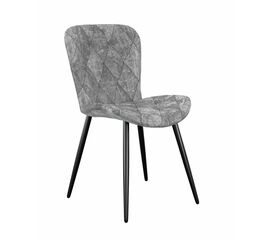 Стул DikLine 303 M13 светло-серый, ножки черные | Интернет магазин мебели и декора LifeDekor