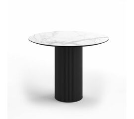 Стол круглый Nolan 100, керамика матовая, белая | Интернет магазин мебели и декора LifeDekor