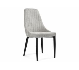 Стул на металлокаркасе Kora black / gray | Интернет магазин мебели и декора LifeDekor