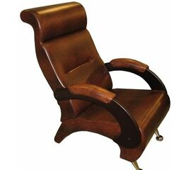 Кресло для отдыха, мод.9-Д (Antik Крокодил/Венге) Коричневый | Интернет магазин мебели и декора LifeDekor