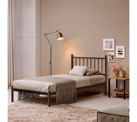 Кровать односпальная АРЗУ (90х200/металлическое основание с усилением) Коричневый бархат | Интернет магазин мебели и декора LifeDekor