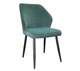 Стул DikLine 222М микровелюр Z39 авокадо, ножки черные | Интернет магазин мебели и декора LifeDekor