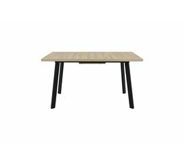 Стол Осло 140, Дуб Сильверджек Ореховый, Чёрный | Интернет магазин мебели и декора LifeDekor