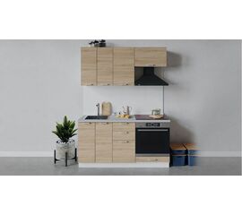 Кухонный гарнитур «Гранита» длиной 160 см со шкафом НБ | Интернет магазин мебели и декора LifeDekor