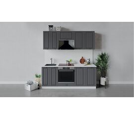 Кухонный гарнитур «Лина» длиной 200 см со шкафом НБ | Интернет магазин мебели и декора LifeDekor