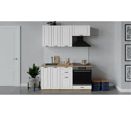 Кухонный гарнитур «Лина» длиной 160 см со шкафом НБ | Интернет магазин мебели и декора LifeDekor