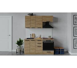 Кухонный гарнитур «Детройт» длиной 160 см со шкафом НБ | Интернет магазин мебели и декора LifeDekor