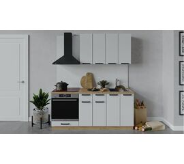 Кухонный гарнитур «Детройт» длиной 180 см со шкафом НБ | Интернет магазин мебели и декора LifeDekor