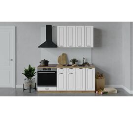 Кухонный гарнитур «Лина» длиной 180 см со шкафом НБ | Интернет магазин мебели и декора LifeDekor