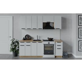 Кухонный гарнитур «Детройт» длиной 220 см | Интернет магазин мебели и декора LifeDekor