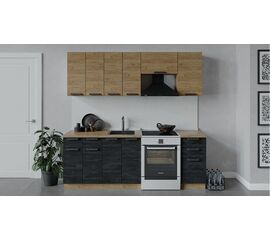 Кухонный гарнитур «Детройт» длиной 220 см | Интернет магазин мебели и декора LifeDekor