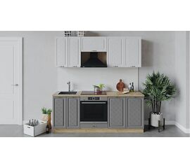 Кухонный гарнитур «Бьянка» длиной 200 см со шкафом НБ | Интернет магазин мебели и декора LifeDekor