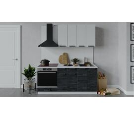 Кухонный гарнитур «Детройт» длиной 180 см со шкафом НБ | Интернет магазин мебели и декора LifeDekor