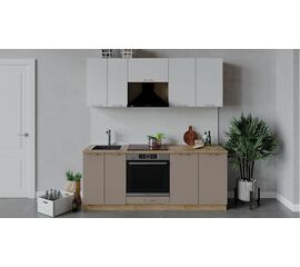 Кухонный гарнитур «Весна» длиной 200 см со шкафом НБ | Интернет магазин мебели и декора LifeDekor