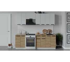 Кухонный гарнитур «Детройт» длиной 240 см | Интернет магазин мебели и декора LifeDekor