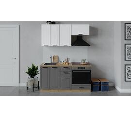 Кухонный гарнитур «Лорас» длиной 160 см со шкафом НБ | Интернет магазин мебели и декора LifeDekor