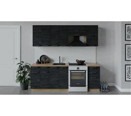 Кухонный гарнитур «Детройт» длиной 220 см | Интернет магазин мебели и декора LifeDekor