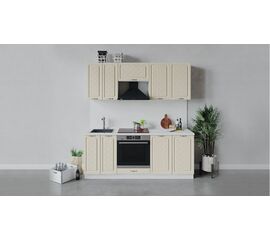 Кухонный гарнитур «Бьянка» длиной 200 см со шкафом НБ | Интернет магазин мебели и декора LifeDekor