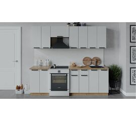 Кухонный гарнитур «Детройт» длиной 240 см | Интернет магазин мебели и декора LifeDekor