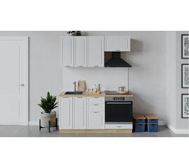 Кухонный гарнитур «Бьянка» длиной 160 см со шкафом НБ | Интернет магазин мебели и декора LifeDekor