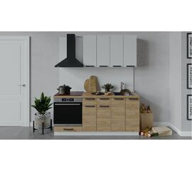 Кухонный гарнитур «Детройт» длиной 180 см со шкафом НБ | Интернет магазин мебели и декора LifeDekor