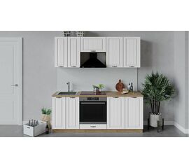 Кухонный гарнитур «Лина» длиной 200 см со шкафом НБ | Интернет магазин мебели и декора LifeDekor