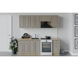 Кухонный гарнитур «Бьянка» длиной 220 см | Интернет магазин мебели и декора LifeDekor