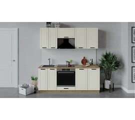 Кухонный гарнитур «Лорас» длиной 200 см со шкафом НБ | Интернет магазин мебели и декора LifeDekor