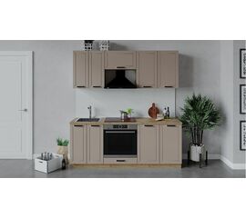 Кухонный гарнитур «Лорас» длиной 200 см со шкафом НБ | Интернет магазин мебели и декора LifeDekor