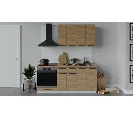 Кухонный гарнитур «Детройт» длиной 180 см со шкафом НБ | Интернет магазин мебели и декора LifeDekor