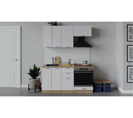 Кухонный гарнитур «Гранита» длиной 160 см со шкафом НБ | Интернет магазин мебели и декора LifeDekor