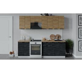 Кухонный гарнитур «Детройт» длиной 240 см | Интернет магазин мебели и декора LifeDekor