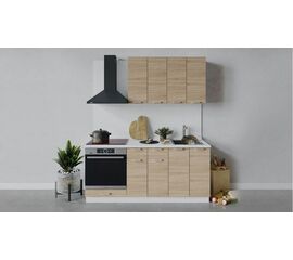 Кухонный гарнитур «Гранита» длиной 180 см со шкафом НБ | Интернет магазин мебели и декора LifeDekor