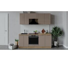 Кухонный гарнитур «Весна» длиной 200 см со шкафом НБ | Интернет магазин мебели и декора LifeDekor