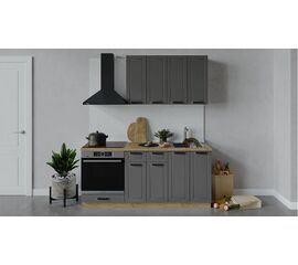 Кухонный гарнитур «Лорас» длиной 180 см со шкафом НБ | Интернет магазин мебели и декора LifeDekor