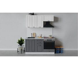 Кухонный гарнитур «Лина» длиной 160 см со шкафом НБ | Интернет магазин мебели и декора LifeDekor