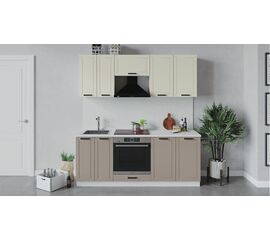 Кухонный гарнитур «Лорас» длиной 200 см со шкафом НБ | Интернет магазин мебели и декора LifeDekor
