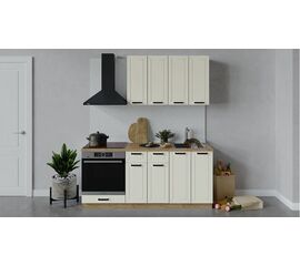 Кухонный гарнитур «Лорас» длиной 180 см со шкафом НБ | Интернет магазин мебели и декора LifeDekor