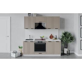 Кухонный гарнитур «Лорас» длиной 200 см со шкафом НБ | Интернет магазин мебели и декора LifeDekor