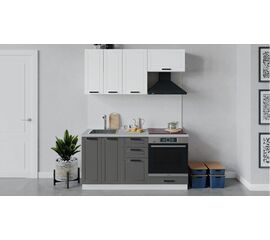 Кухонный гарнитур «Лорас» длиной 160 см со шкафом НБ | Интернет магазин мебели и декора LifeDekor