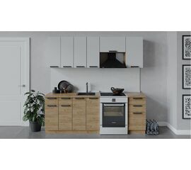 Кухонный гарнитур «Детройт» длиной 220 см | Интернет магазин мебели и декора LifeDekor